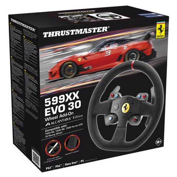 Thrustmaster Ferrari 599XX Evo 30 Alcantara Edition PC/PS3/PS4/Xbox One 스티어링 휠 추가 기능