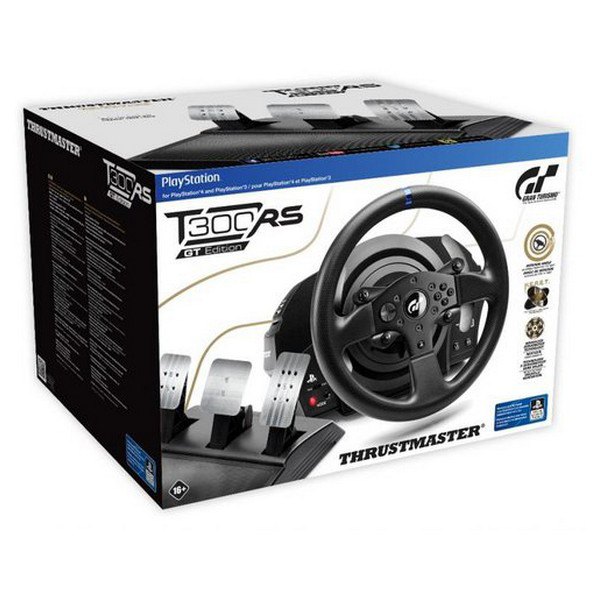 Thrustmaster PC/PS T300RS GT Edition 4/PS5 操舵 ホイール+ペダル 黒