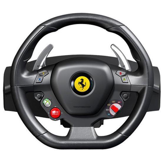 salaris Zich verzetten tegen fusie Thrustmaster Ferrari 458 Italia PC/Xbox 360 Steering Wheel+Pedals Black|  Techinn