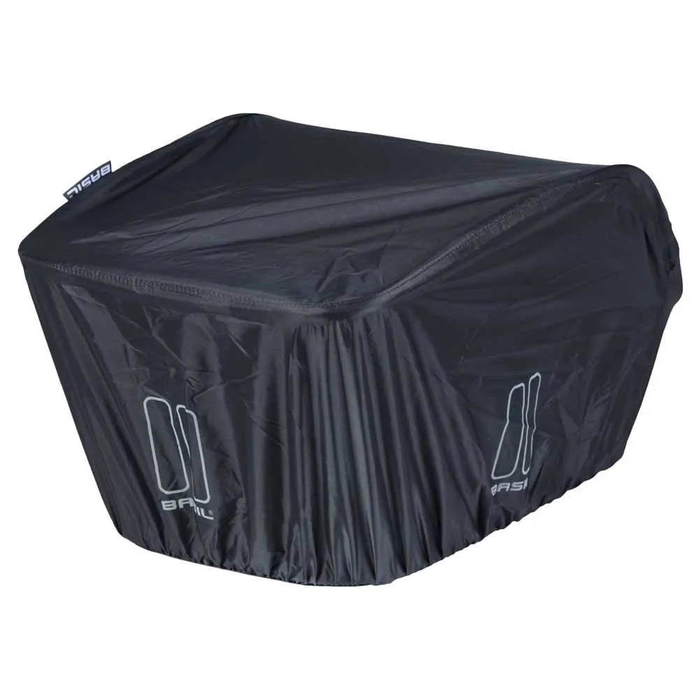 Basil Keep Dry Icon/Bold L Sheath rain cover, Black | Bikeinn