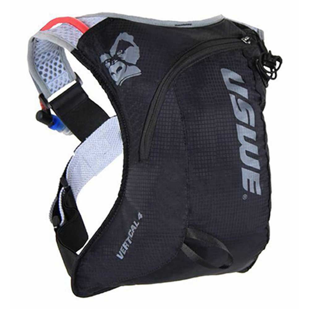 295g w/ 2L Hydration Pack Carbon Black USWE Vertical™ Plus 4L Unisex Backpack