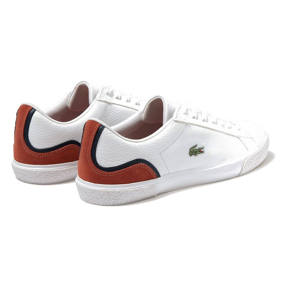 Lacoste Lerond Tumbled Leather Synthetic Trainers