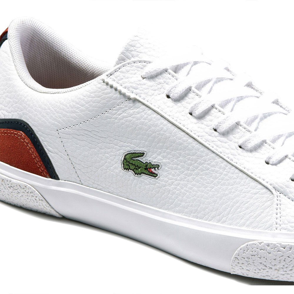 Lacoste Lerond Tumbled Leather Synthetic Trainers