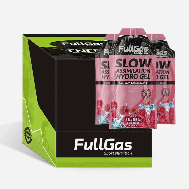 fullgas-slow-assimilation-hydro-40g-24-units-raspberry-energy-gels-box