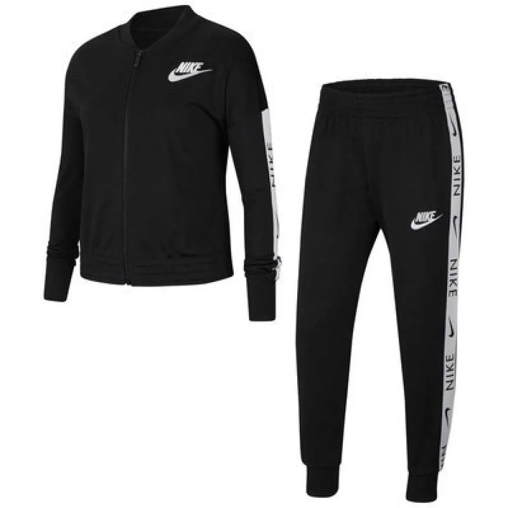 Nike Sportswear Tracksuit Black Kidinn