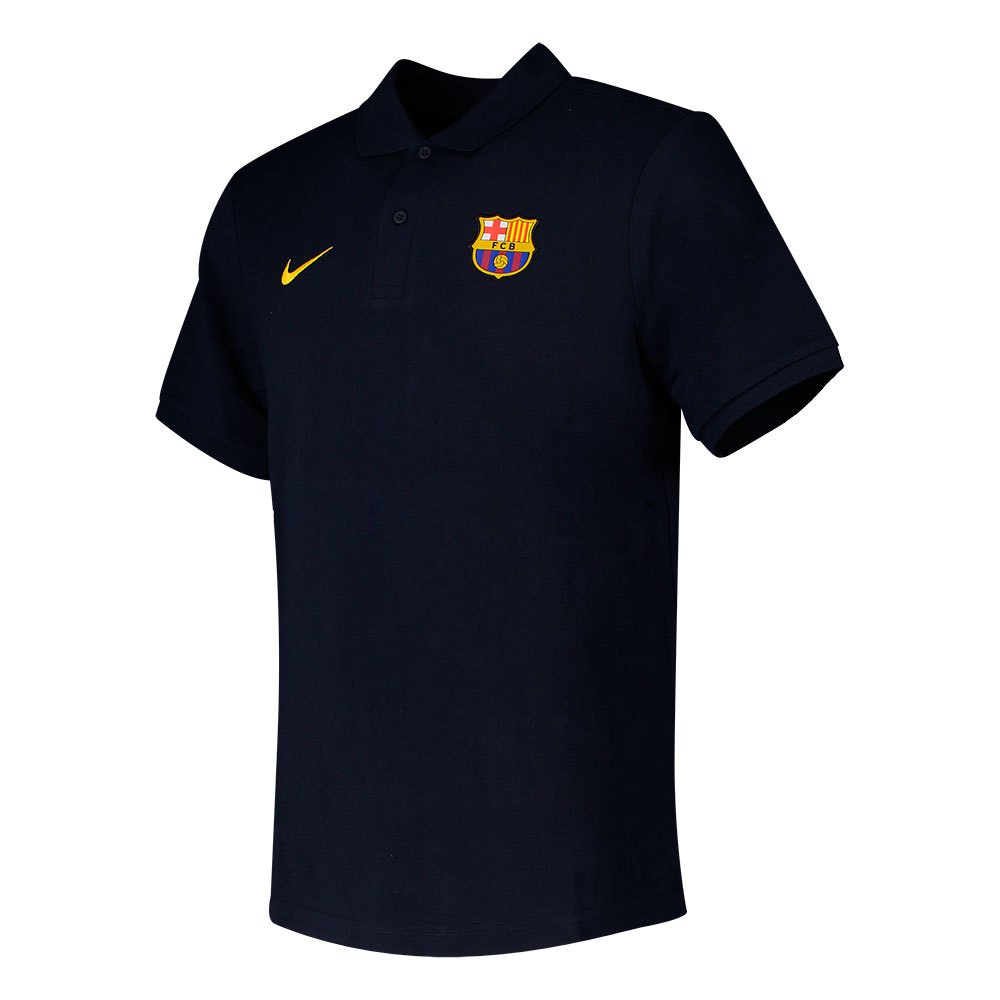 moeder regelmatig Partina City Nike FC Barcelona 20/22 Short Sleeve Polo Shirt Black | Kidinn