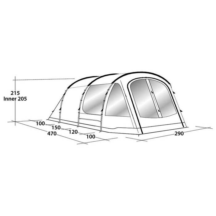 Outwell Tenda Da Campeggio Nevada 4P