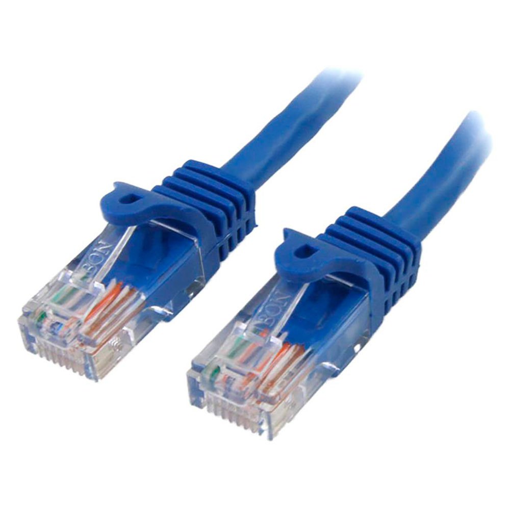 milicia proteger Y así Startech Cable 30cm Red Ethernet Cat5e Snagless Azul | Techinn