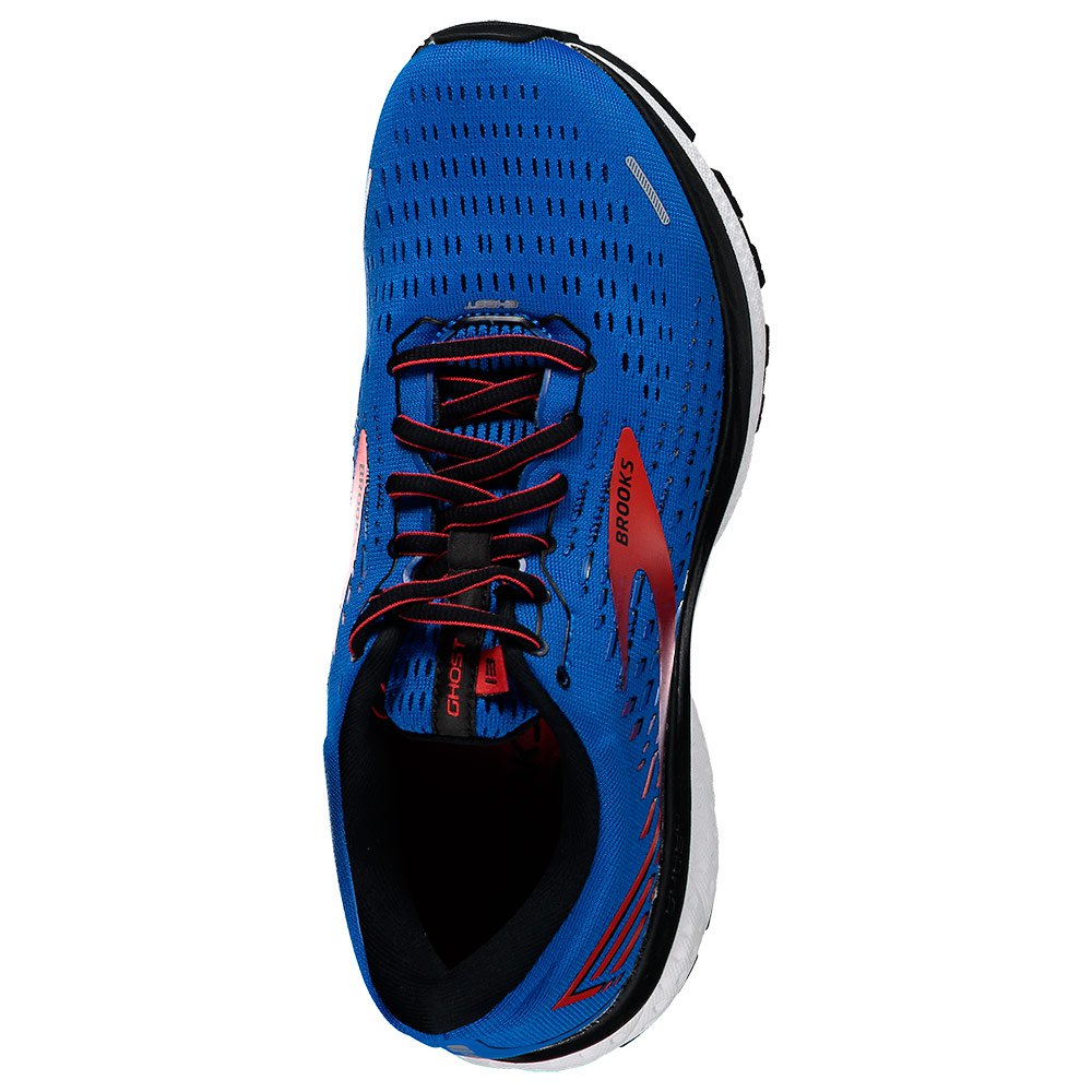 Brooks Ghost 13 Running Shoes/Running Man Blue/Red/White + Free DHL 