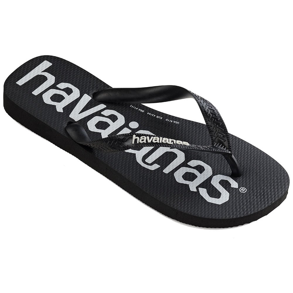 in Black Havaianas Top Logomania Mid Tech Flip Flops / Sandals shoes Womens Shoes Flats and flat shoes Sandals and flip-flops 