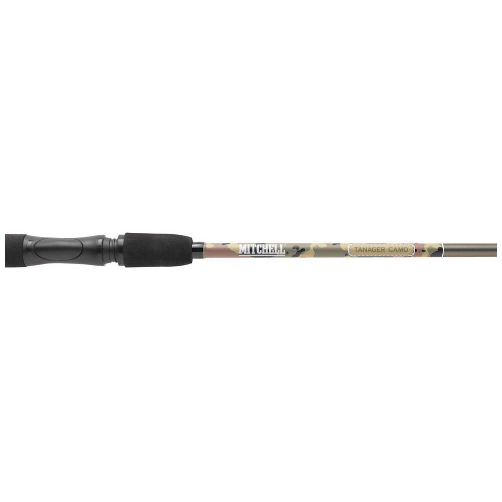 Line  All sizes Reel Mitchell Tanager Camo Spin Fishing Rod Spinning Rod 