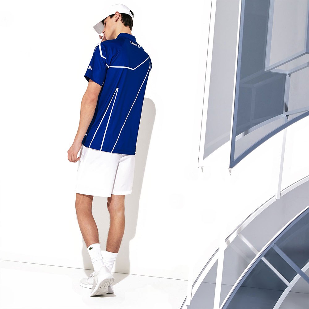 Lacoste Sport X Novak Djokovic Printed Breathable Short Sleeve Polo Shirt