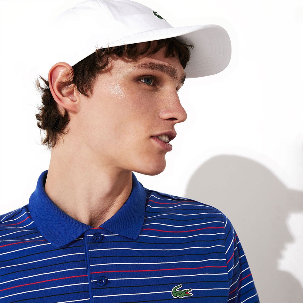 Lacoste Striped Short Sleeve Polo Shirt
