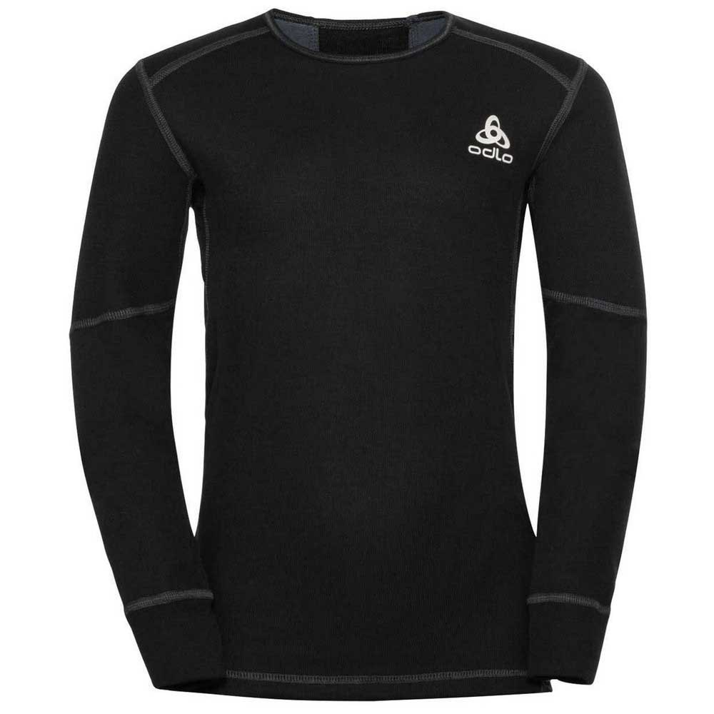 ODLO Mens Bl Top with Facemask L/S Active Warm Top 