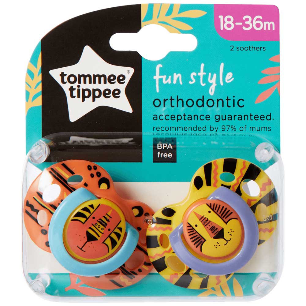 Tommee tippee Fun Pacifiers X2