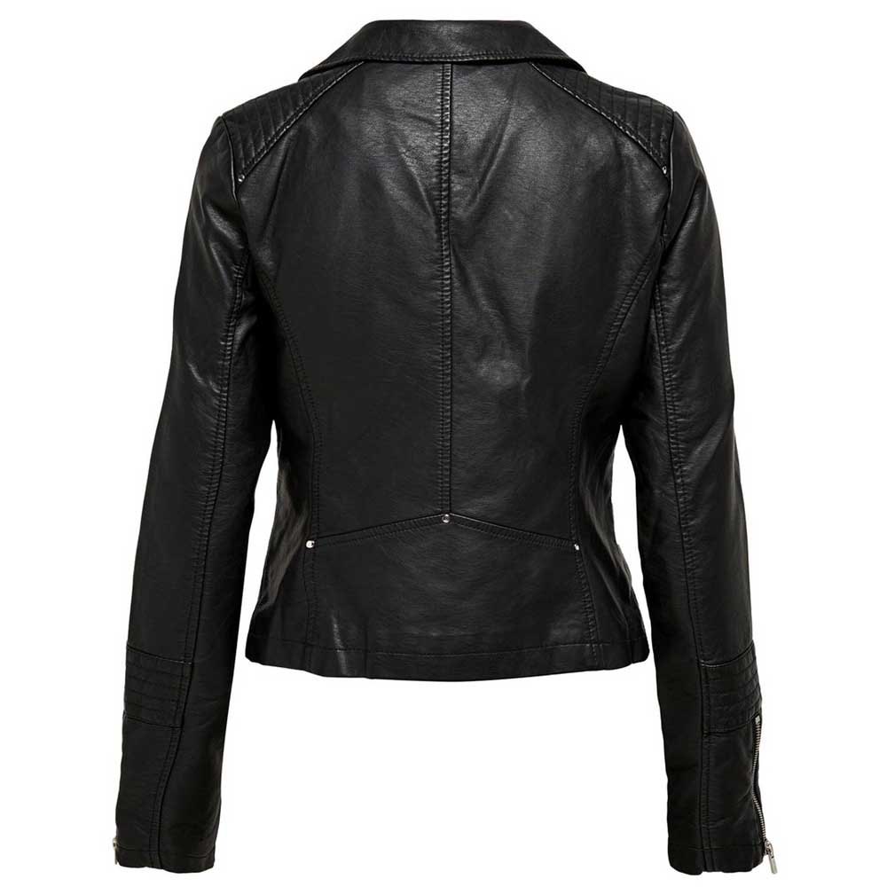 Only Gemma Faux Leather Biker jas