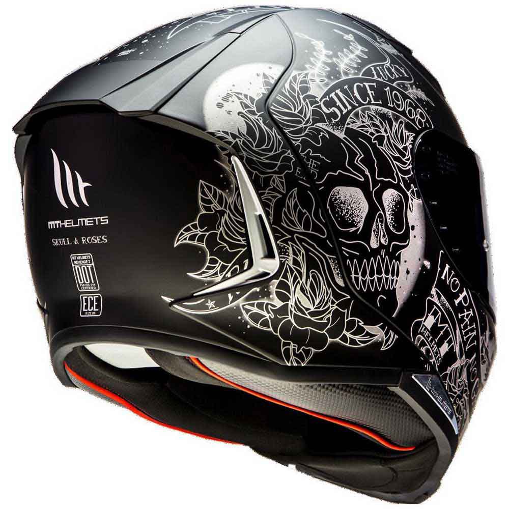 MT Helmets Casc integral Revenge 2 Skull&Roses