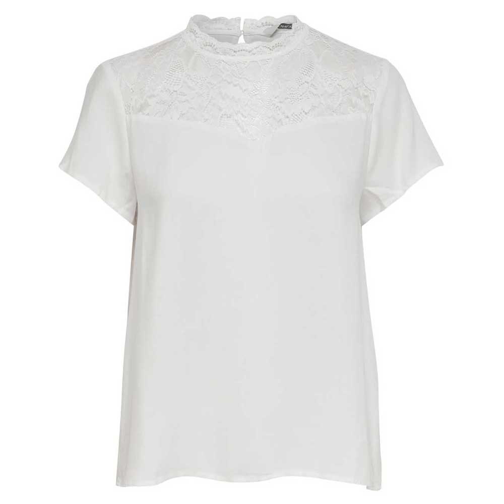 Only First Lace Woven Short Sleeve T-Shirt