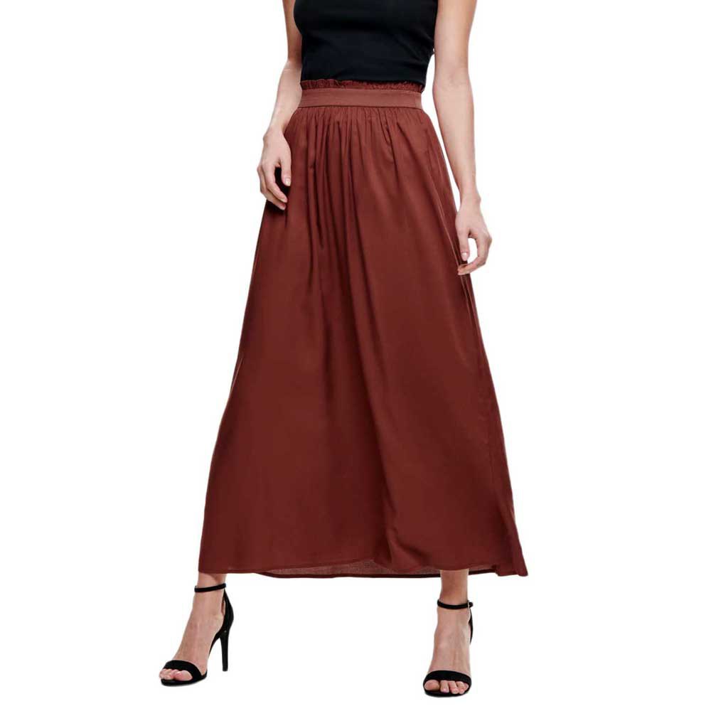 only-venedig-paperbag-long-woven-skirt