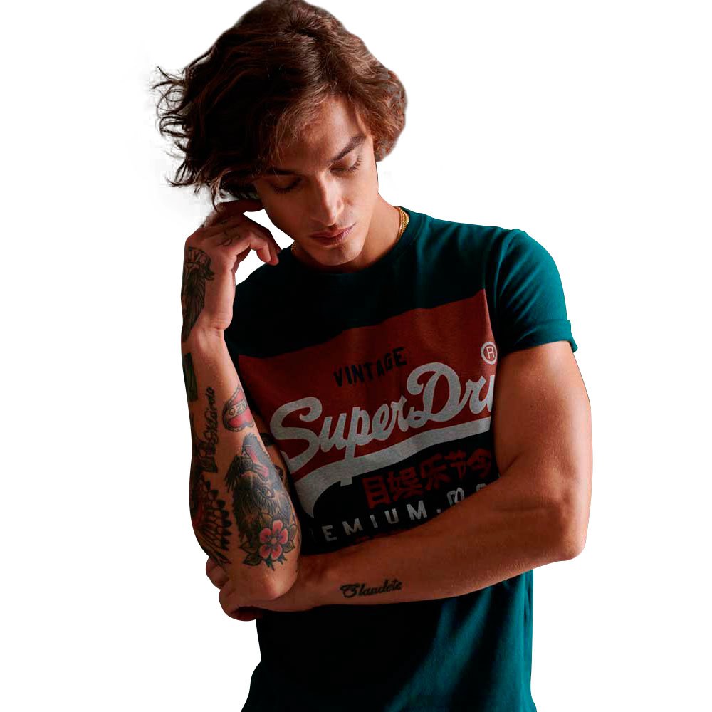 Superdry Vintage Logo Organic Short Sleeve T-Shirt