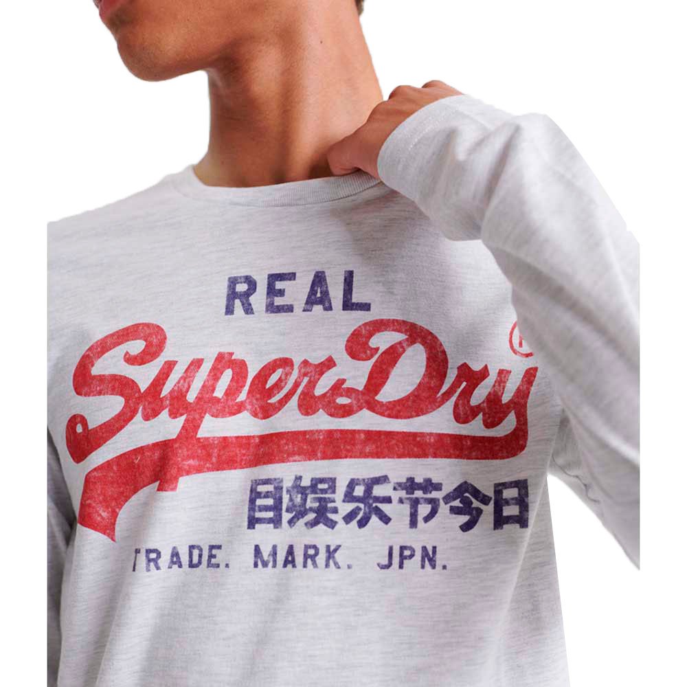 Superdry Vintage Logo Premium Goods T-shirt met lange mouwen