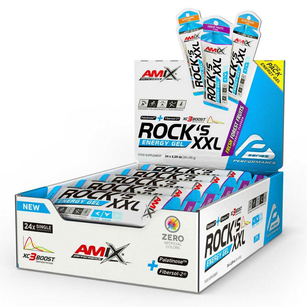 amix-rocks-xxl-65g-24-eenheden-bessen-energie-gels-doos