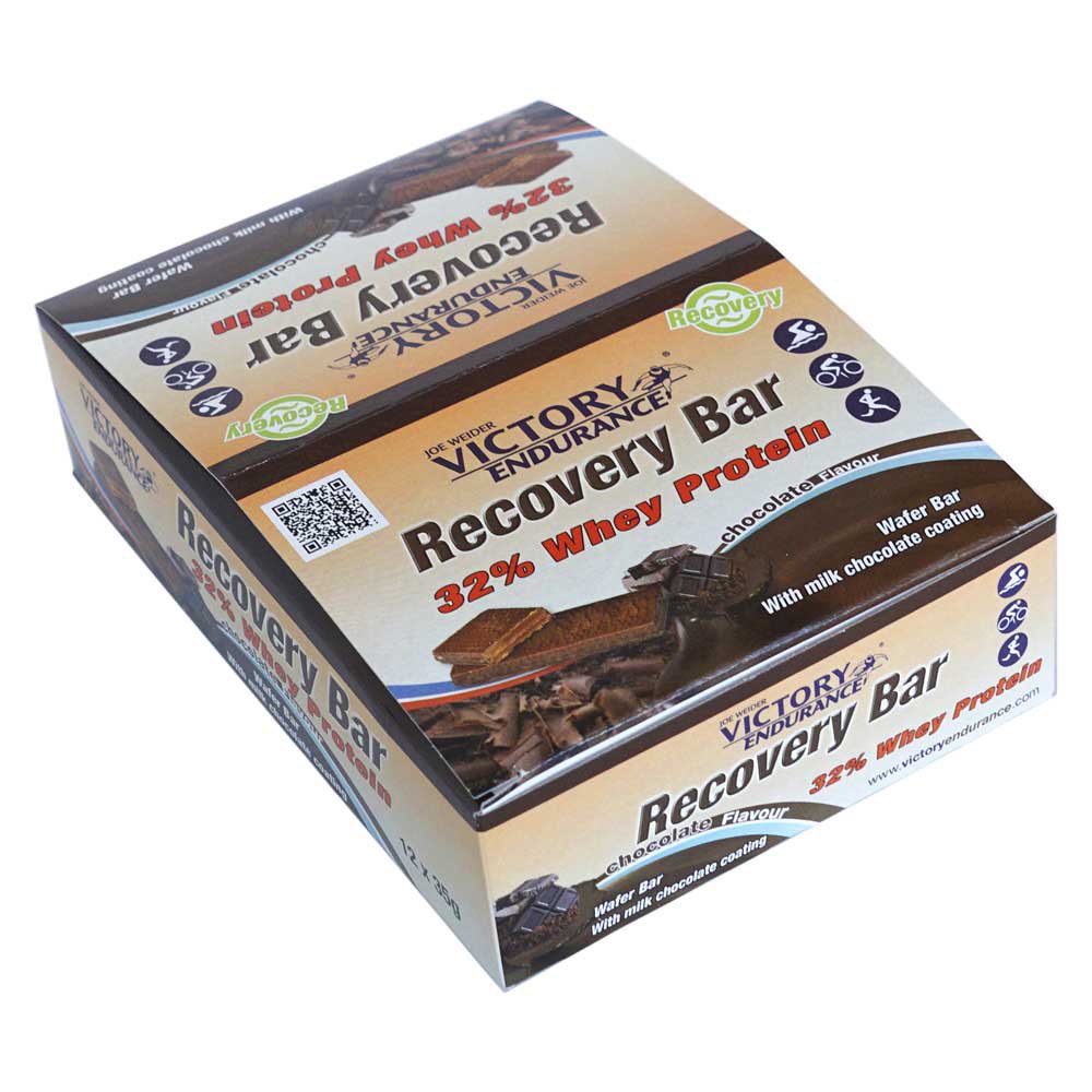 Victory endurance Caja Barritas Proteicas Recovery 35g 12 Unidades Chocolate