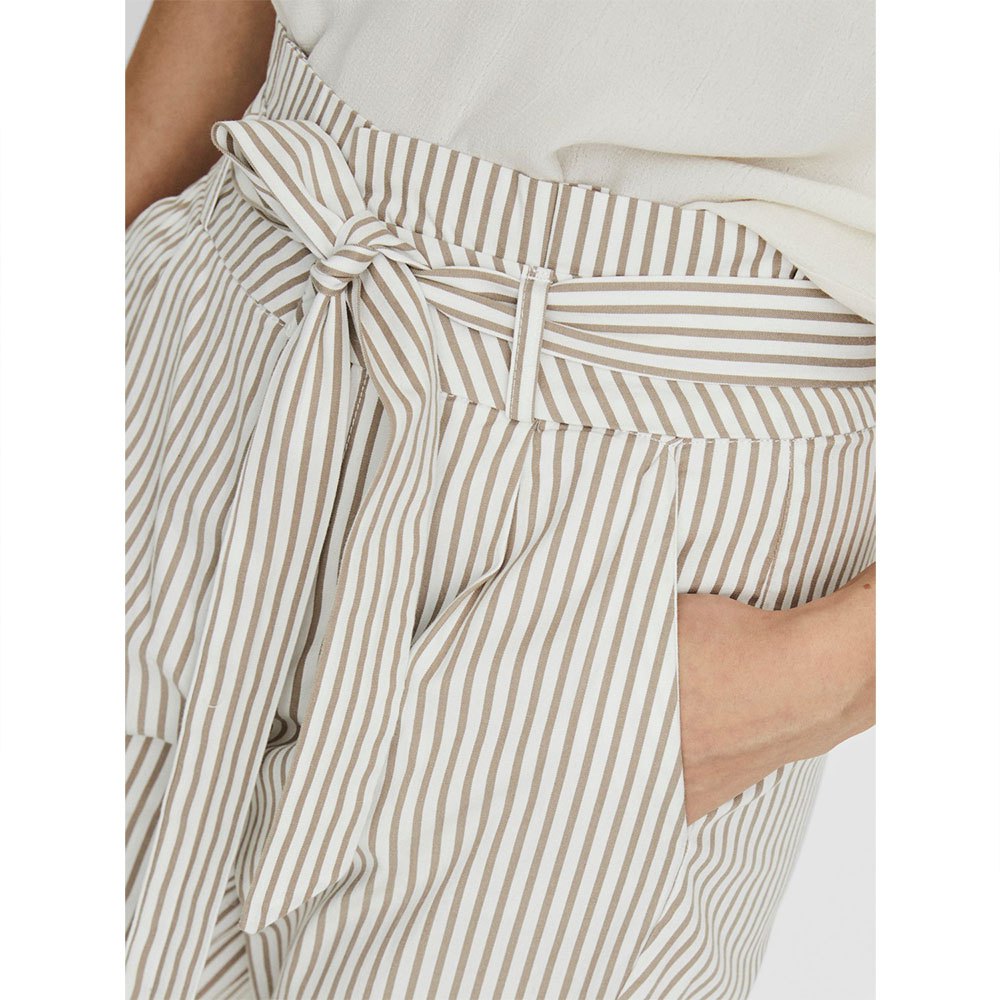 Vero moda Eva Loose Striped Paperbag pants