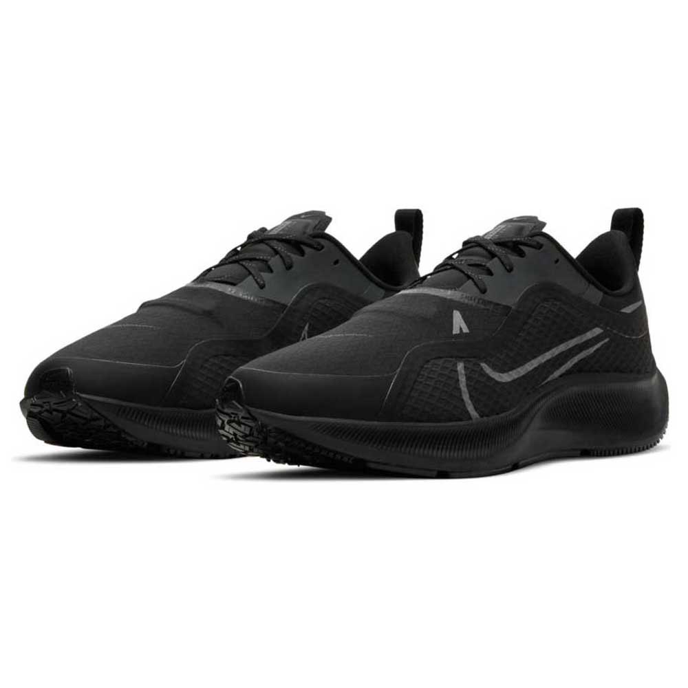 Beaten truck social solely Nike Air Zoom Pegasus 37 Shield Running Shoes Black | Runnerinn
