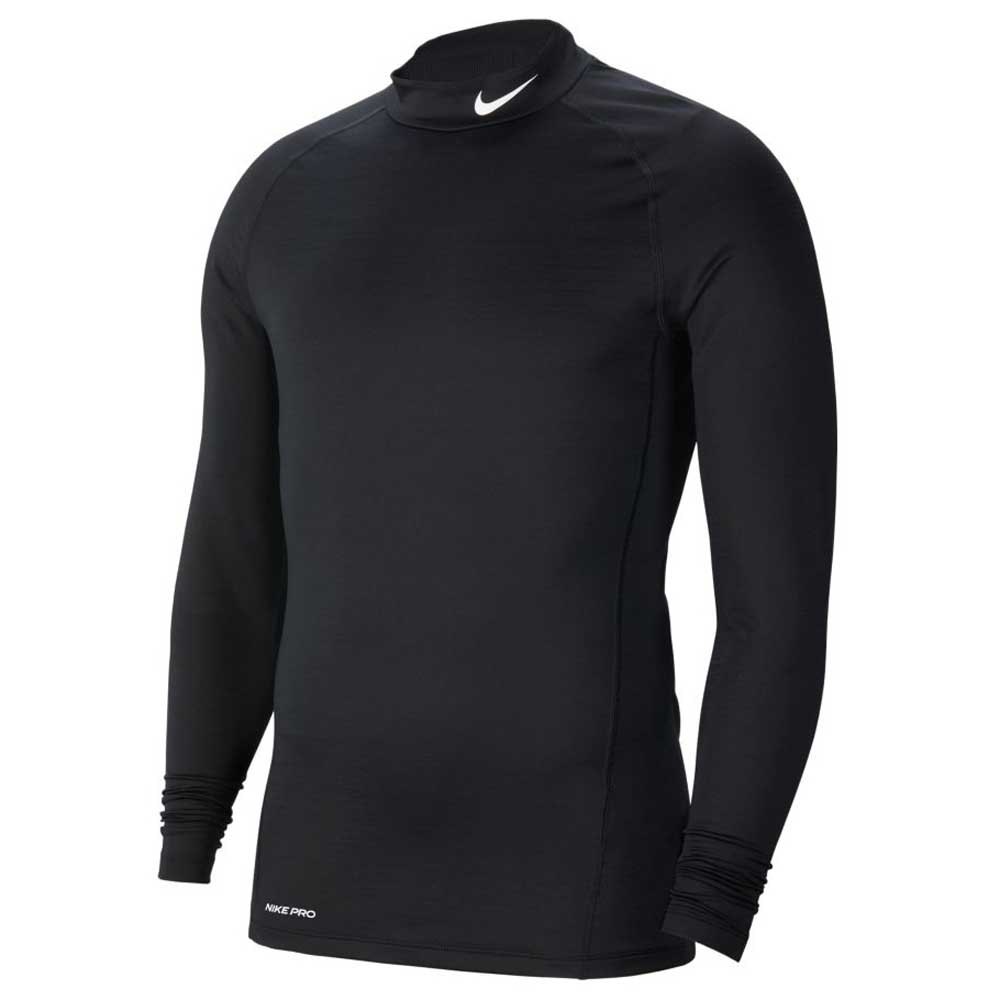 Valiente Monumento Pompeya Nike Pro Warm Long Sleeve T-Shirt Black | Traininn