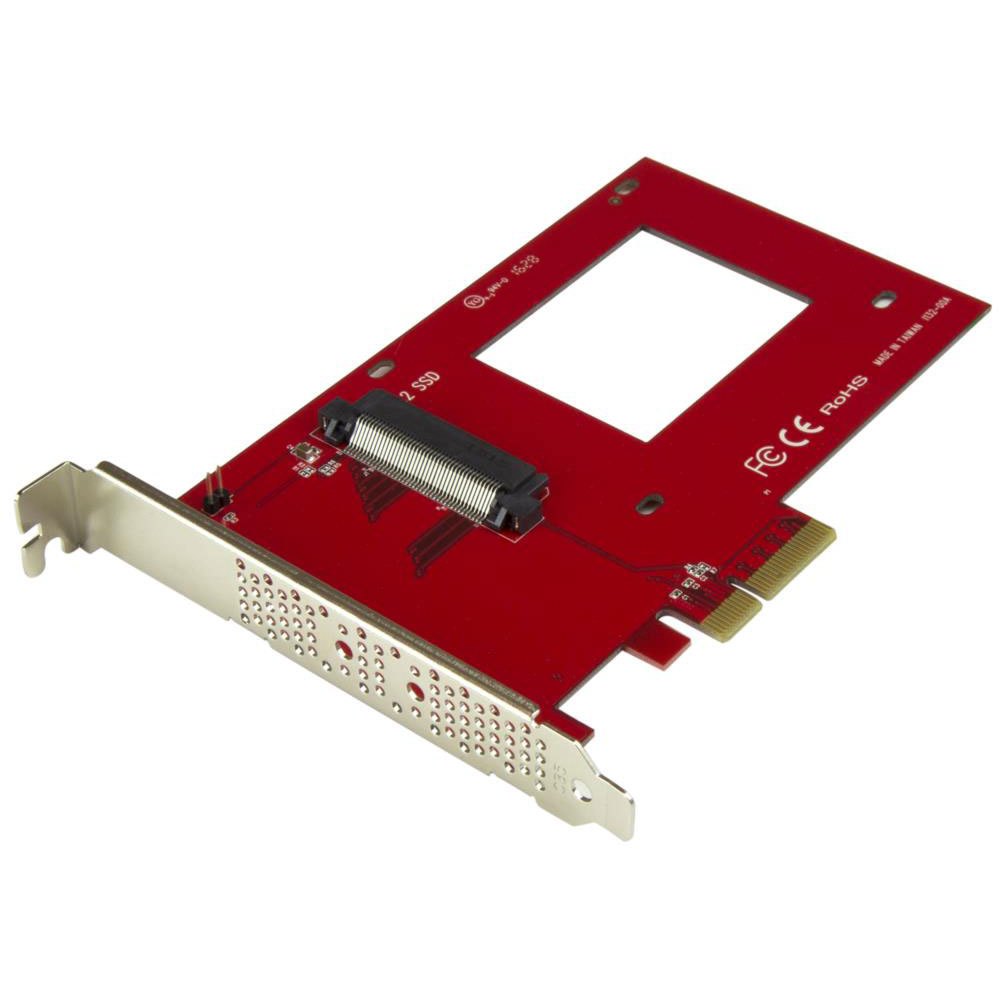 pastel som resultat ukendt Startech Adapter U.2 To PCIe 2.5´´ U.2 NVMe SSD Red | Techinn