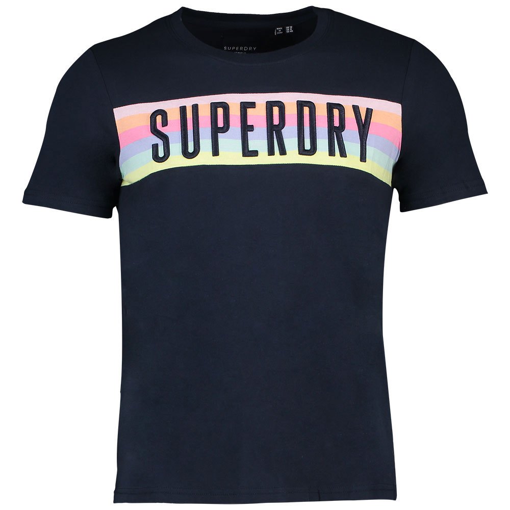 superdry-rainbow-panel-t-shirt-med-korte--rmer
