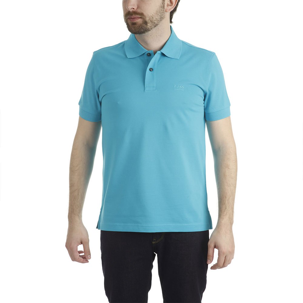 Hvor fint punktum perspektiv BOSS Firenze Short Sleeve Polo Shirt Blue | Dressinn