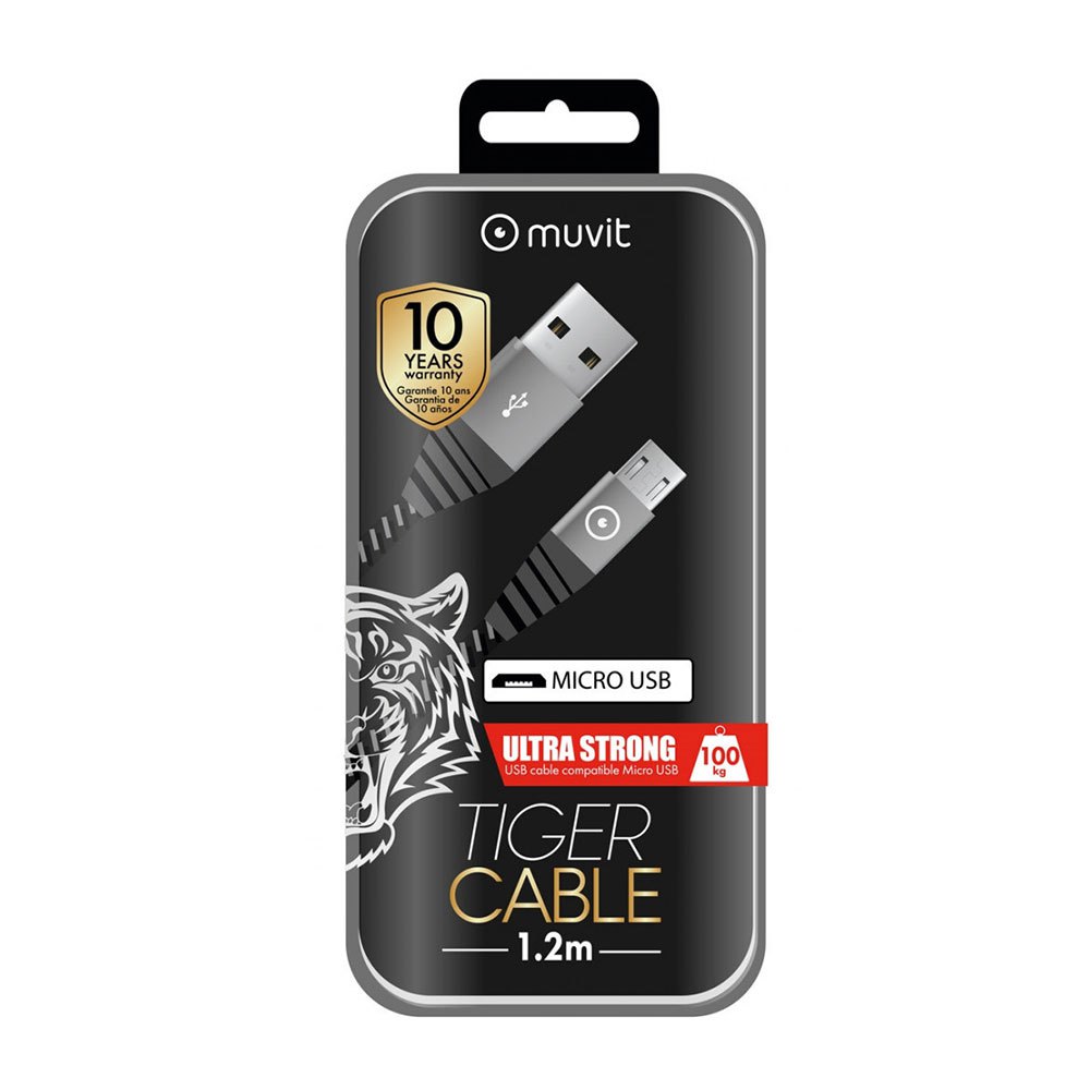 Muvit Cable USB A Micro USB 2.4A 1.2 m