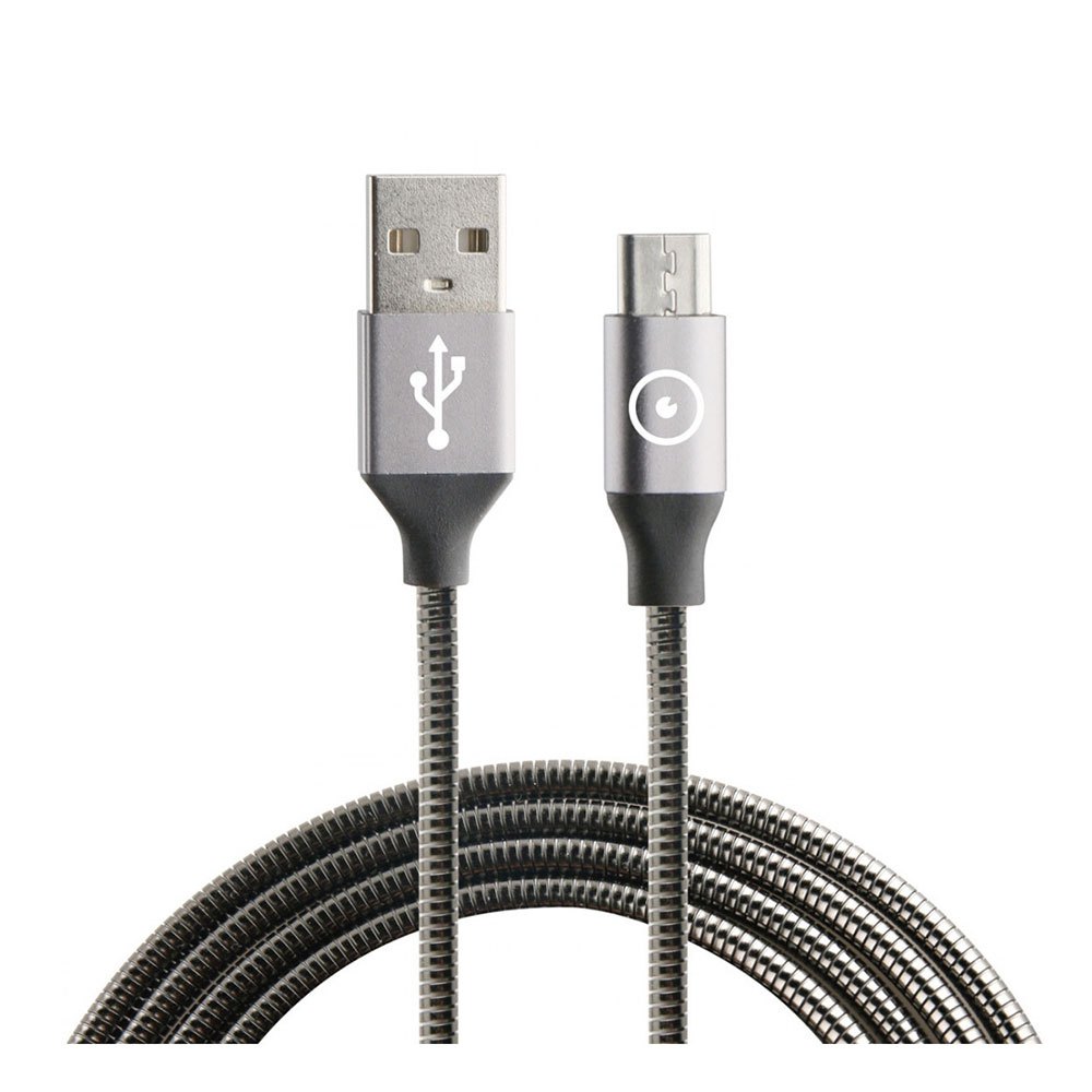 Muvit Καλώδιο USB προς Micro USB Metal Flexible 2A 1.2 M