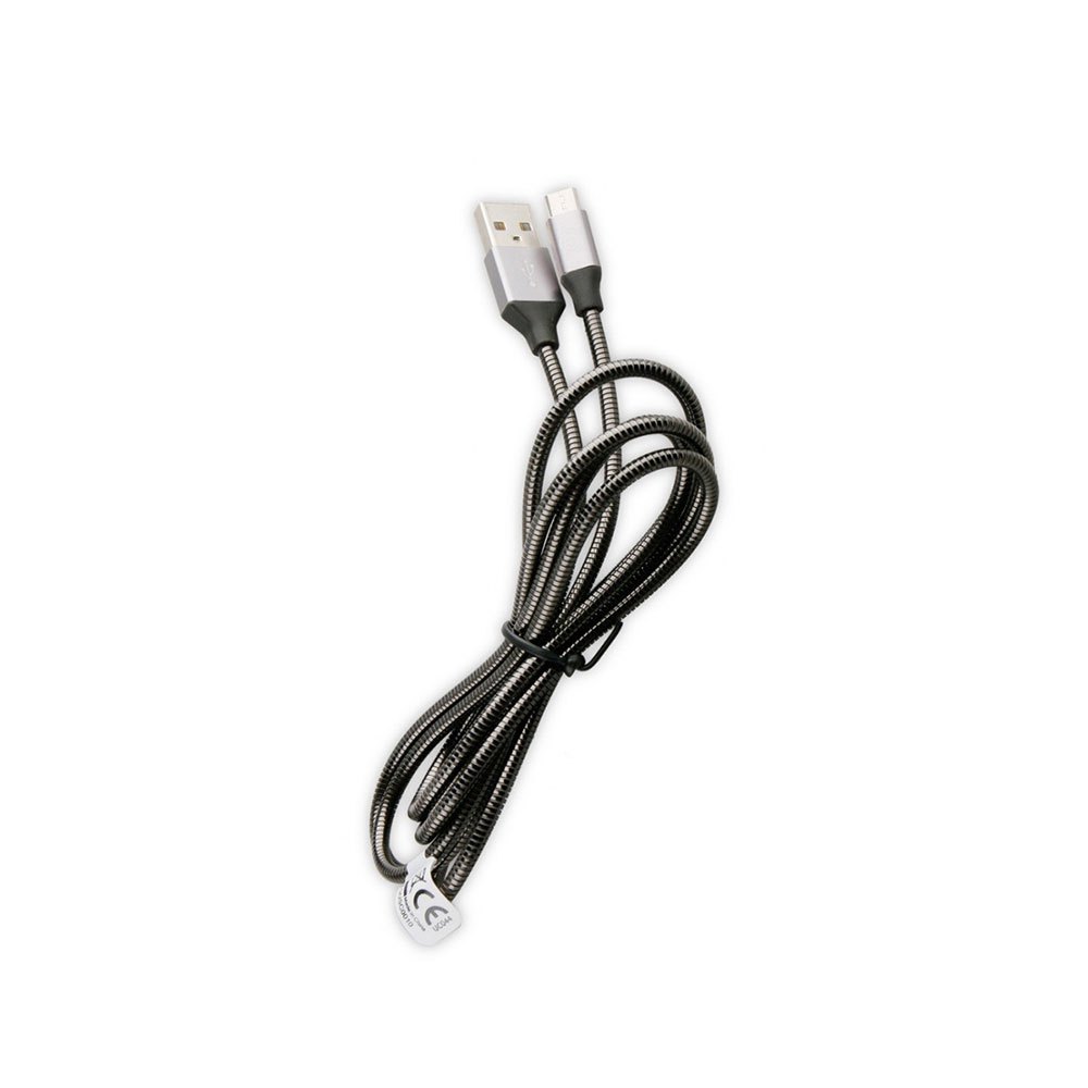Muvit Cabo USB Para Micro USB Metal Flexible 2A 1.2 M