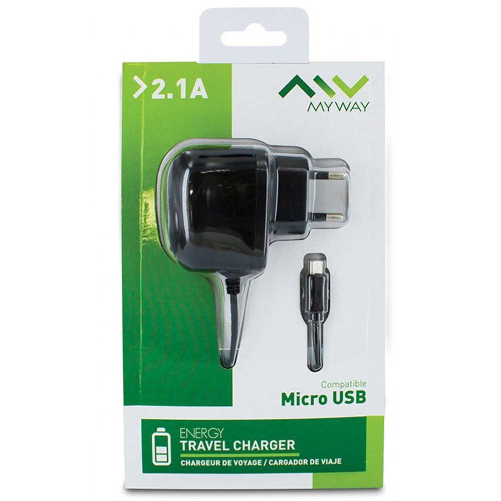 MyWay Cargador De Viaje Micro USB 2.1A 1.2m