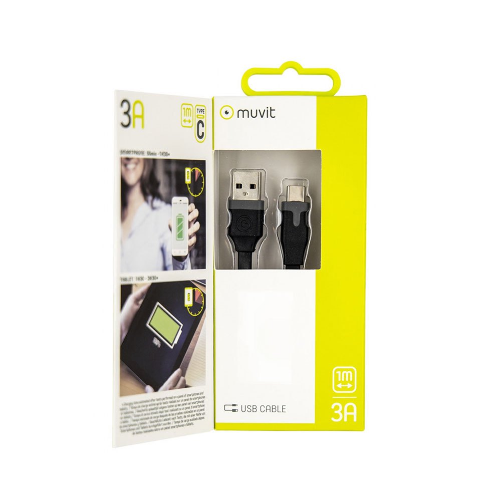 Muvit USB Cable To Type C 3A 1 m