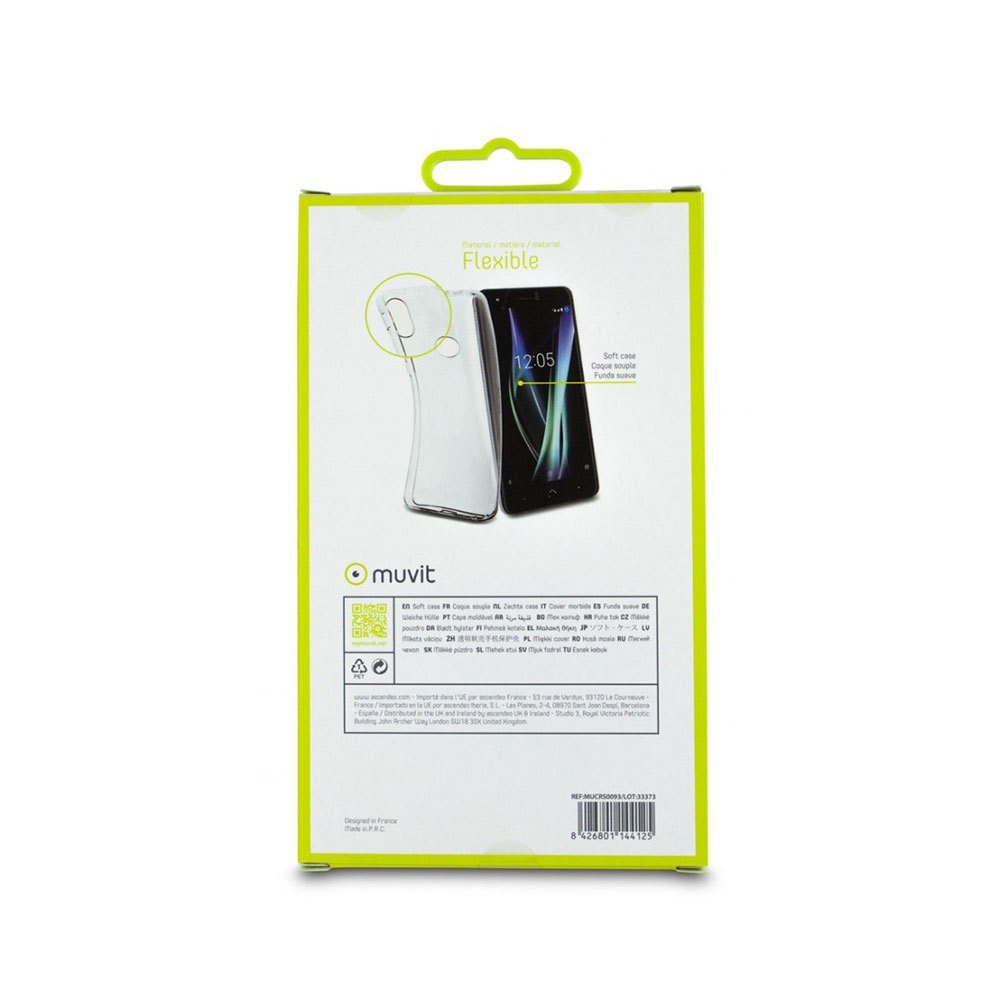 Muvit Cristal Soft Case BQ Aquaris X/X Pro