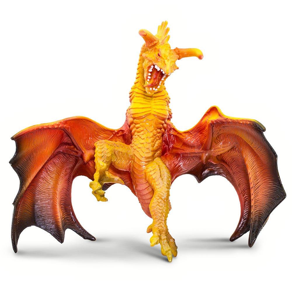 Lava Dragon 2019 Safari Ltd Dragons Fantasy Figurine 100211 Wyvern Figure for sale online 