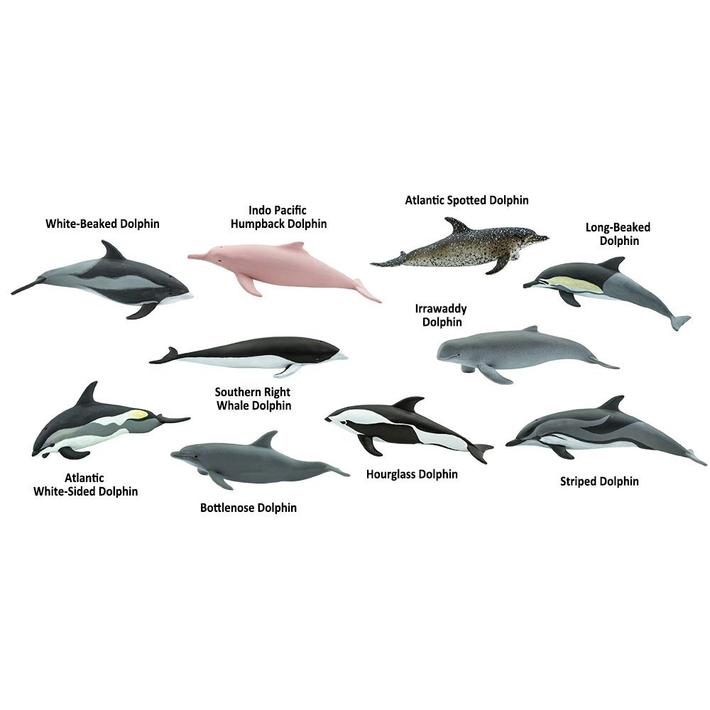 Delfin 13 cm serie animales acuáticos Safari Ltd 275329 