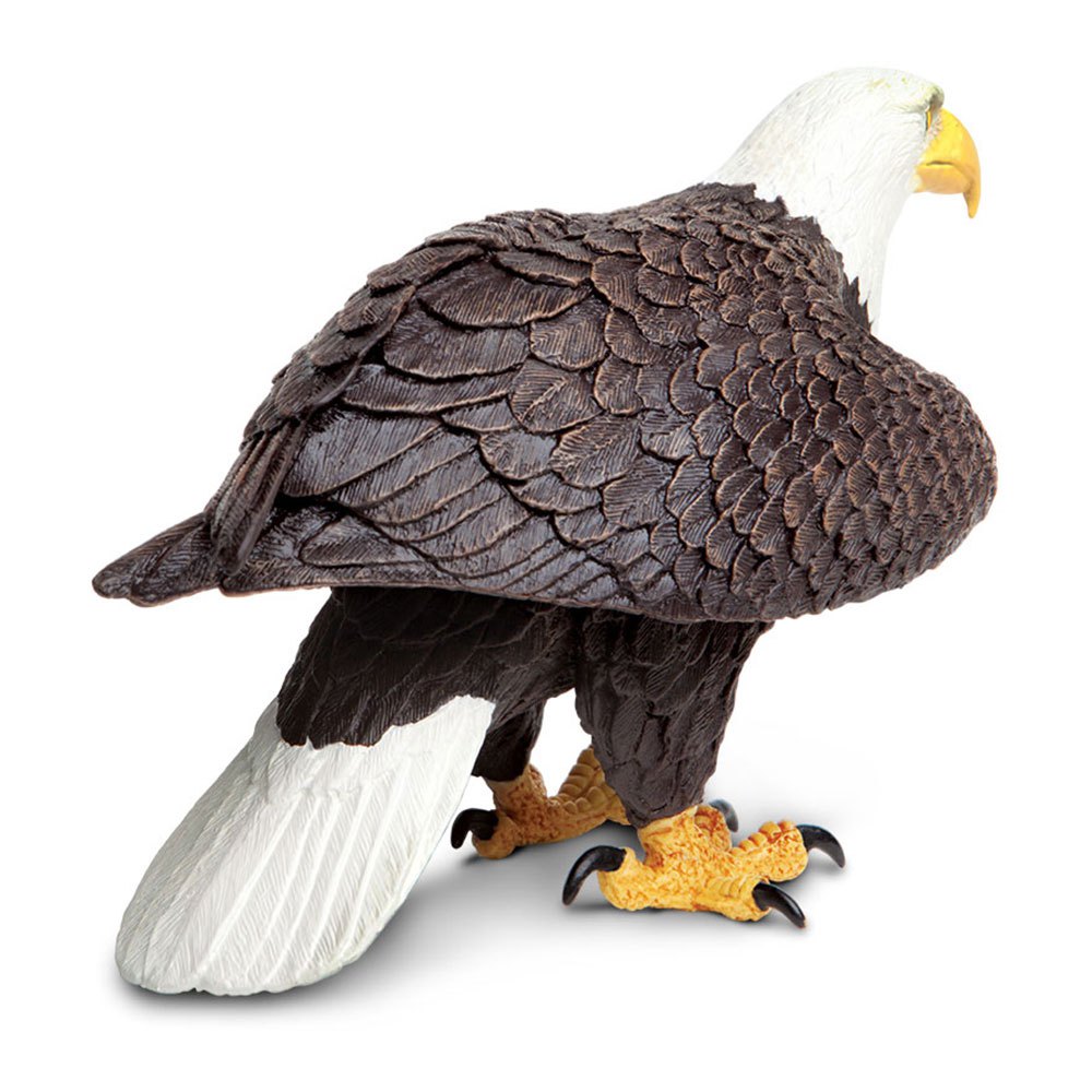 beautiful detailed collectible Bald Eagle figurine Safari Ltd 29110 3 in long 