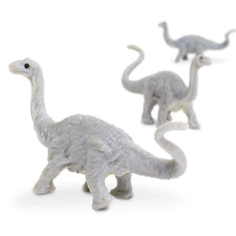 Good Luck Mini Tiny Model Figure Apatosaurus Dinosaur Safari Ltd Details about   Set of 10 
