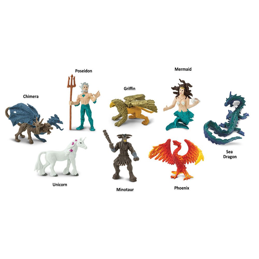 Poseidon figure replica ~ Safari Ltd # 801029 ~ MYTHICAL REALMS plastic toy 