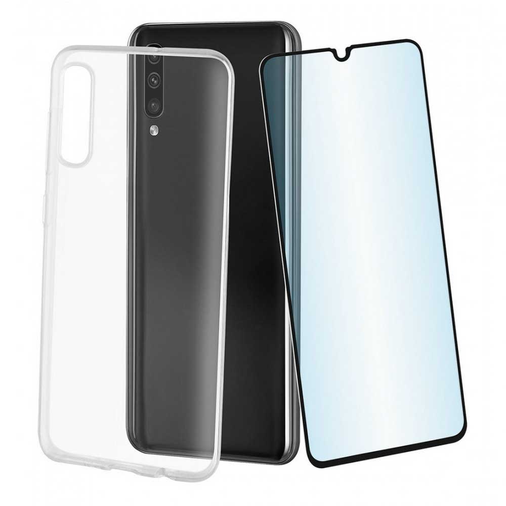 Muvit Cristal Soft Case Samsung Galaxy A70 And Tempered Glass Screen Protector Pack Cover