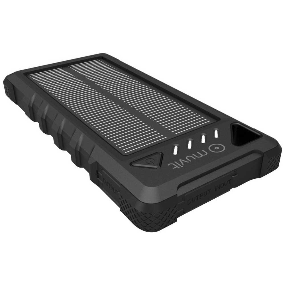 Muvit USB IP67 Solar Power Bank 2 2.4 1A Hamnar Nödsituation Batteri