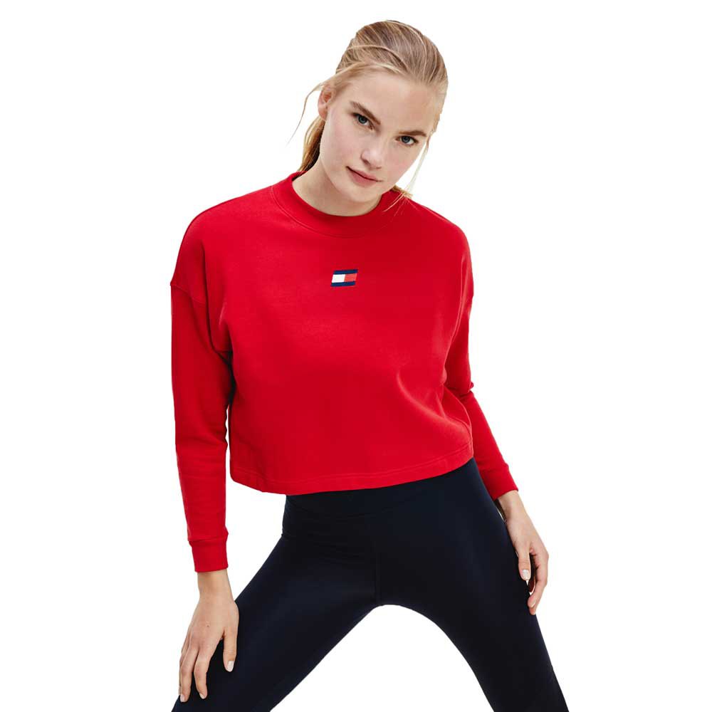 tommy-hilfiger-cropped-crew-logo-pullover