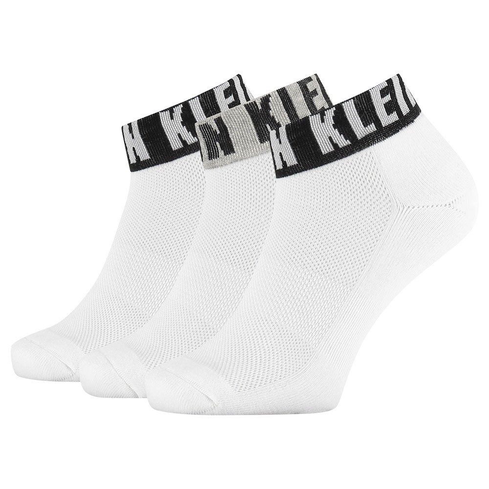 Calvin klein Logo Cuff Drake Socks 3 Pairs White | Dressinn