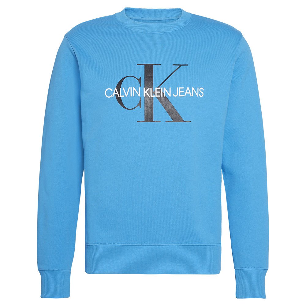 Calvin jeans Monogram Logo Sweatshirt Blue | Dressinn