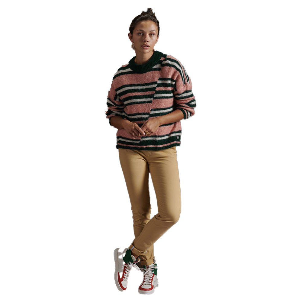 Superdry Chunky Mismatched Stripe Trui